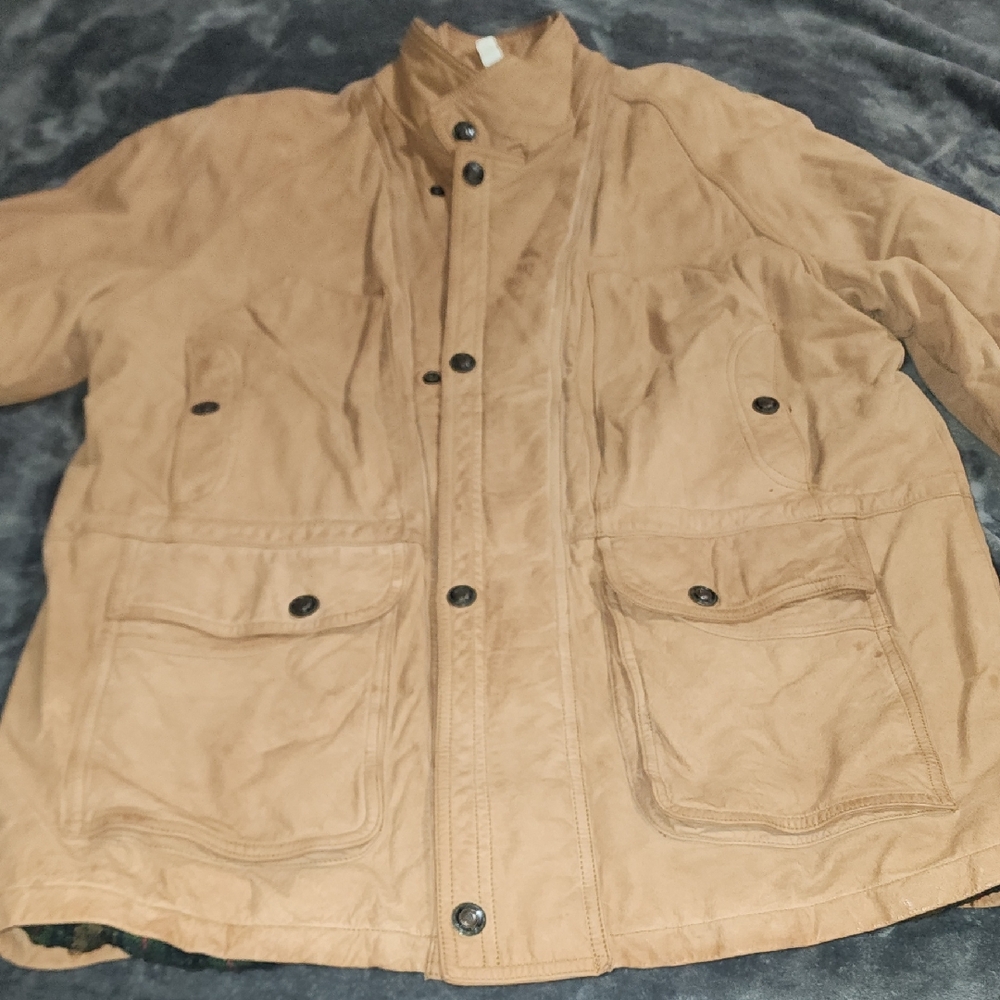Greenfields  Leather Men's Tan Jacket
